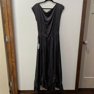 Joyfolie Dark Gray Aarlyn Mia Joy Maxi Dress